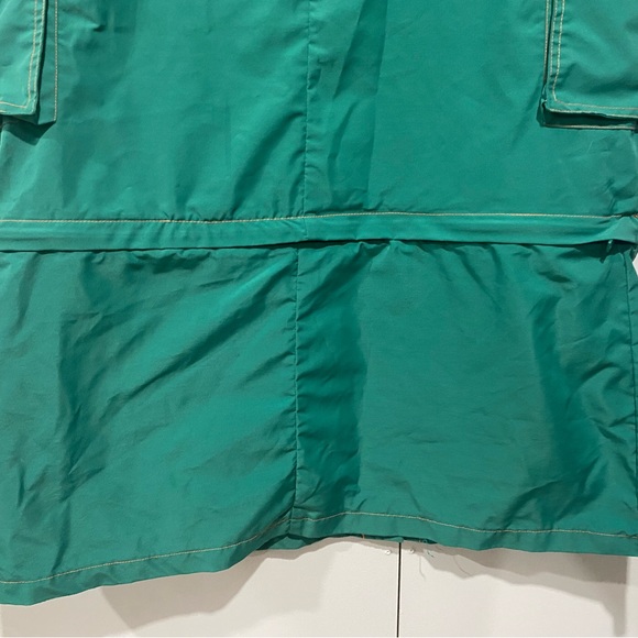 dELiA*s Green Maxi Skirt Removable zip layers size medium polyester belt loop - Picture 5 of 13